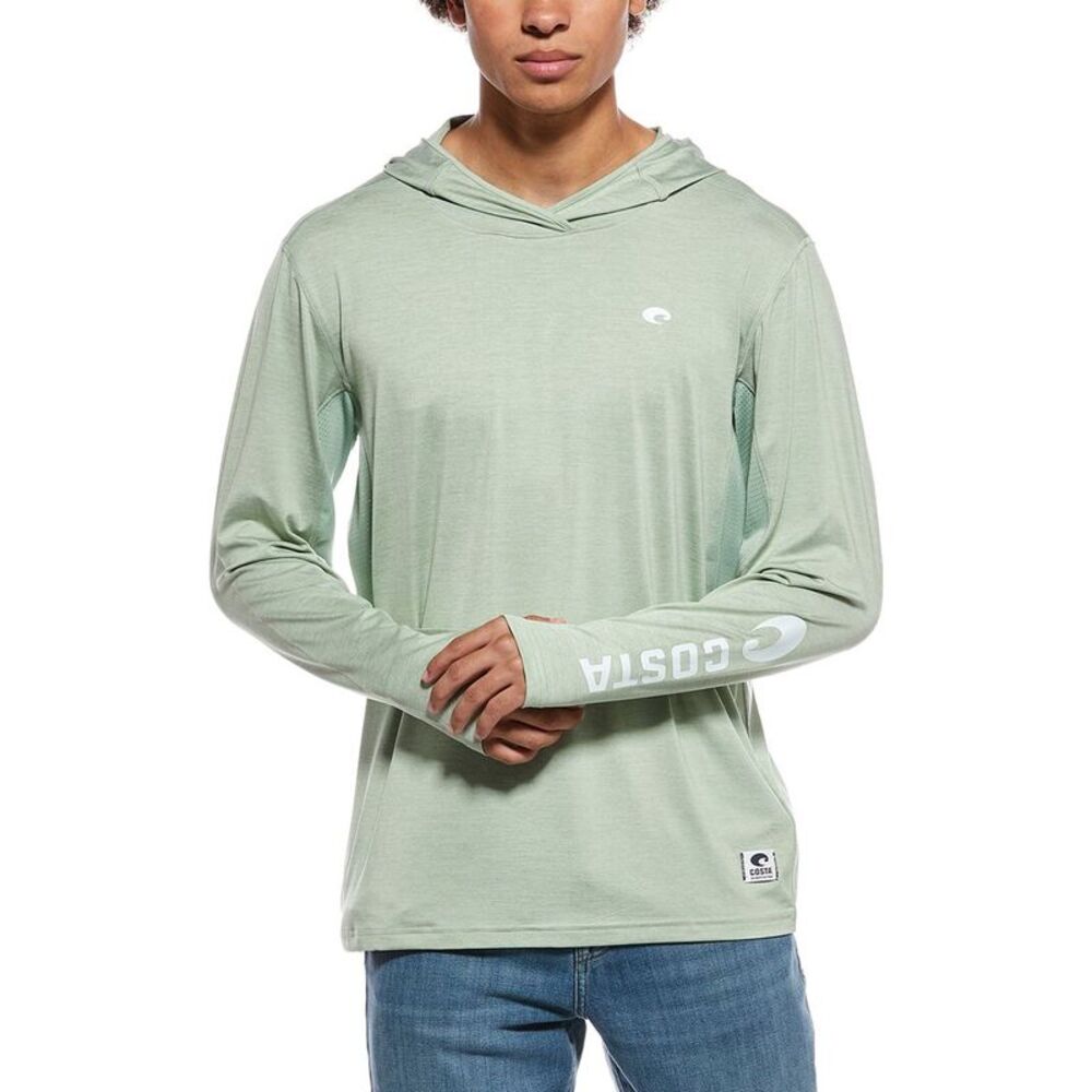 Costa Apparel Mens  Voyager Hoodie, Grey
